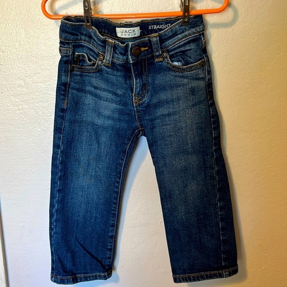 Janie and Jack Straight Leg Denim Jeans Size 2T - Picture 1 of 3